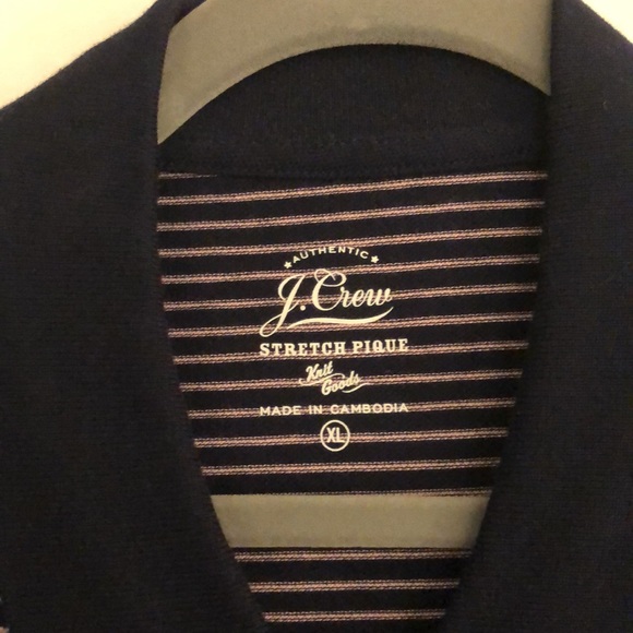 J Crew Black and Pink Polo - XL - Picture 2 of 3